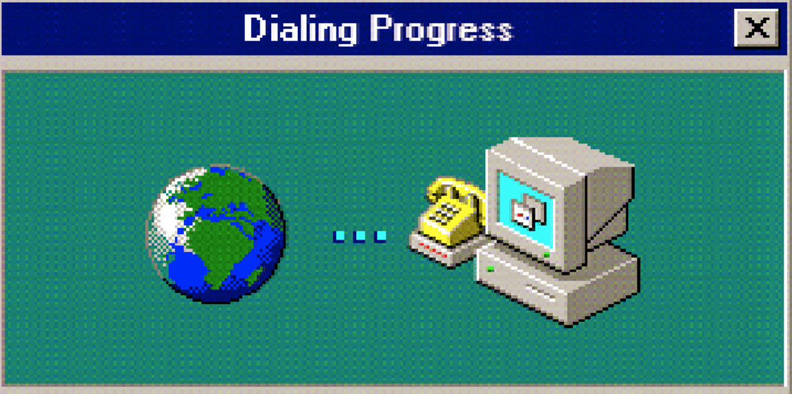 Dial-up internet